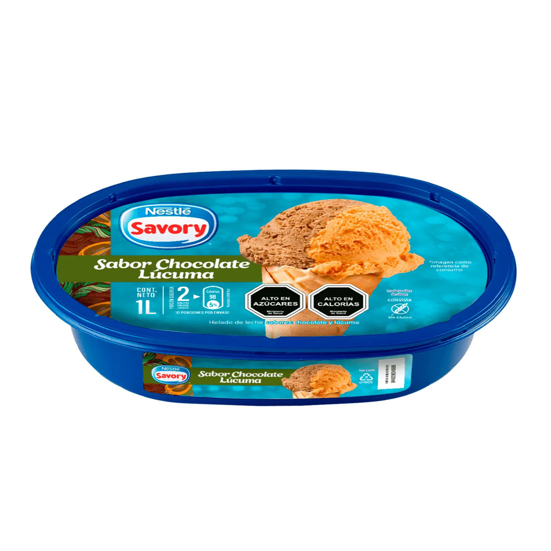 Helado Savory Chocolate Lucuma 1L 1