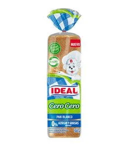 Pan de Molde Blanco Cero Cero Ideal Mediano  1