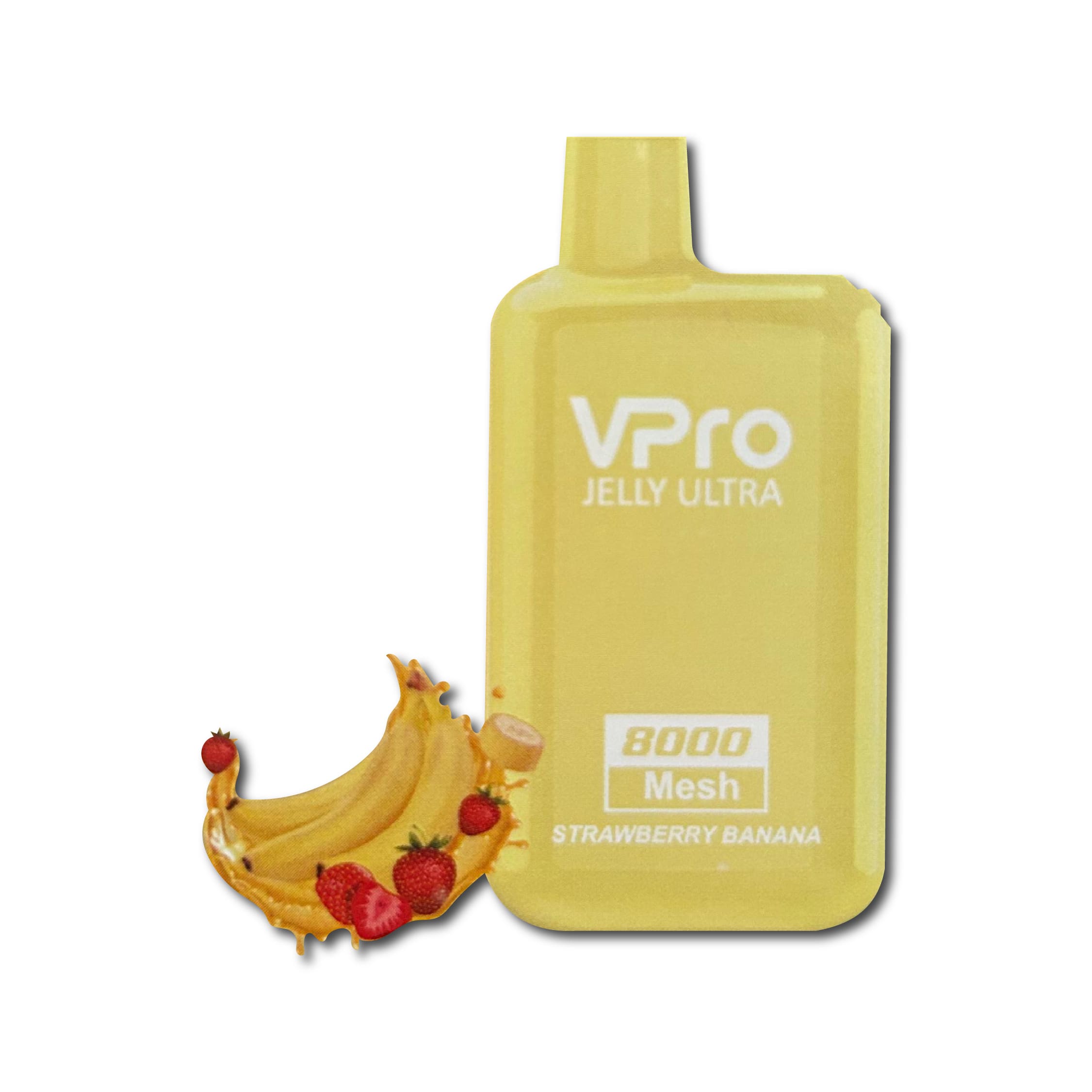 Vaper Vpro Strawberry Banana 8000puff 1