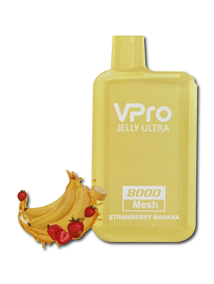 Vaper Vpro Strawberry Banana 8000puff