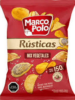 Marco Polo Papas Rusticas Mix Vegetales 150gr