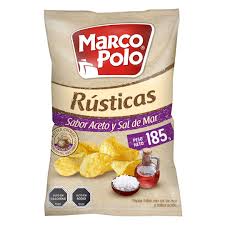 Marco Polo Papas Rusticas Aceto y Sal de Mar 185gr 1
