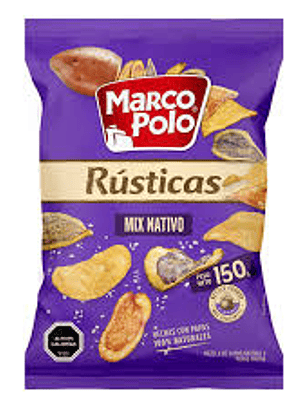 Marco Polo Papas Rusticas Mix Nativo 150gr