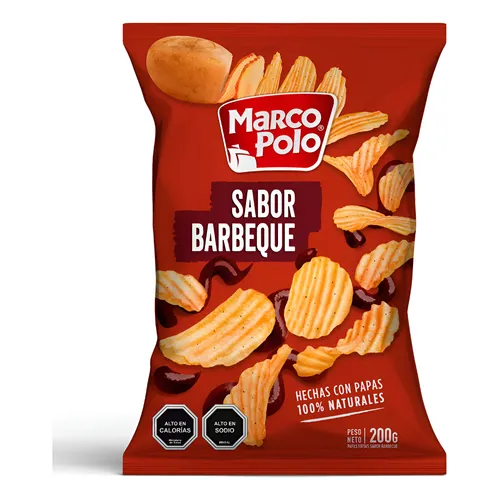 Marco Polo Papas Sabor Barbeque 200gr 1