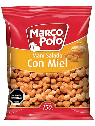 Mani Salado con Miel Marco Polo 150gr