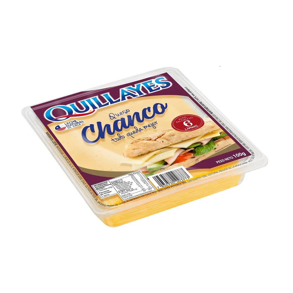 Queso Chanco Quillayes 100gr - 6 Laminas 1