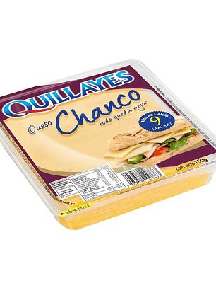 Queso Chanco Quillayes 150gr - 9 Laminas