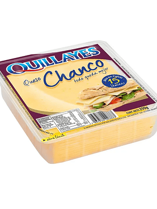 Queso Chanco Quillayes 250gr - 15 Laminas
