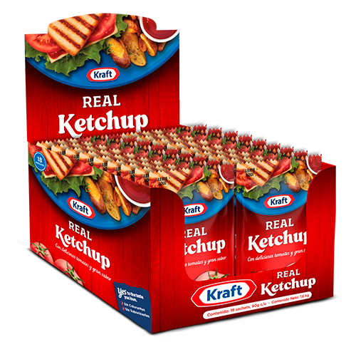 Kraft Real Ketchup (1 unidad 90gr) 1