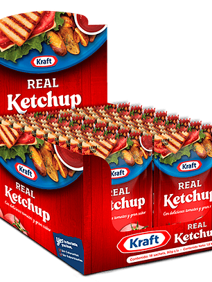 Kraft Real Ketchup (1 unidad 90gr)