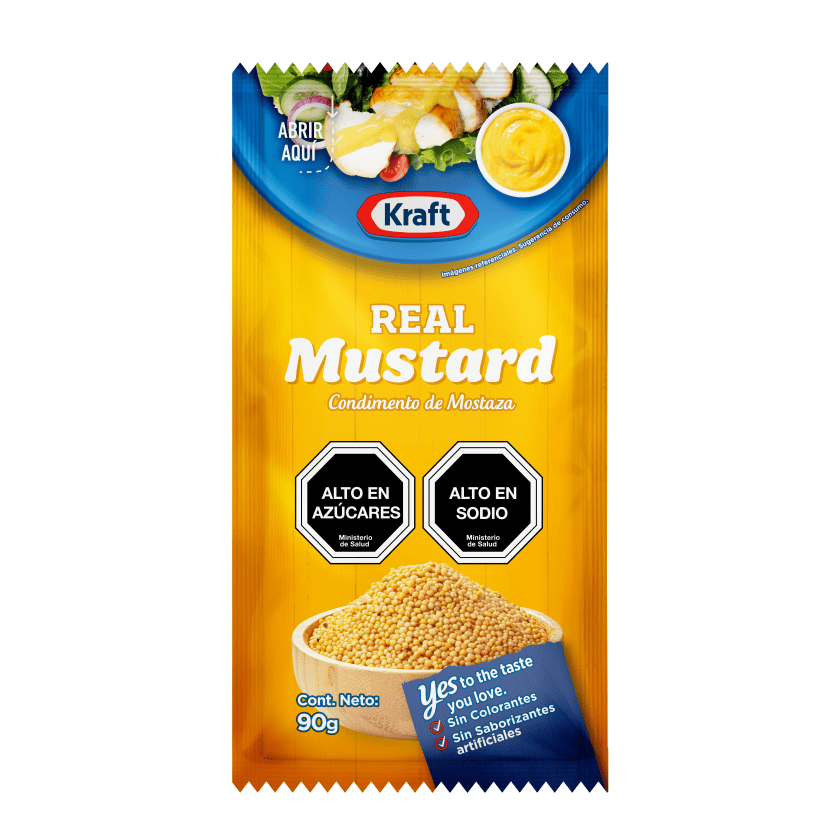 Kraft Real Mustard 90gr  1