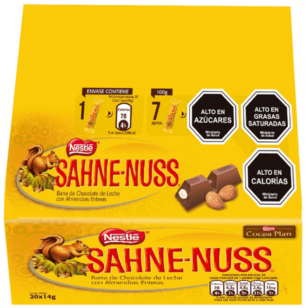 SAHNE NUSS DISPLAY IMPULSIVO 20x14g (280gr) 1