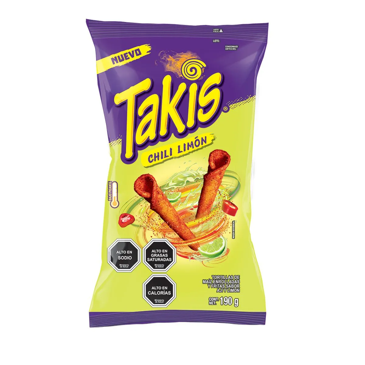 Takis Chili Limon 1p 190g 1
