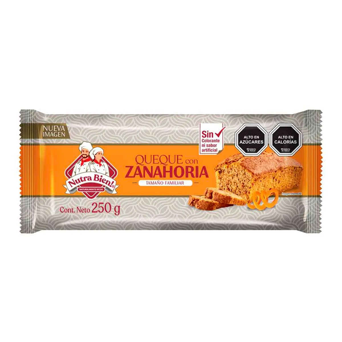 Queque Familiar Zanahoria Premium 250g 1