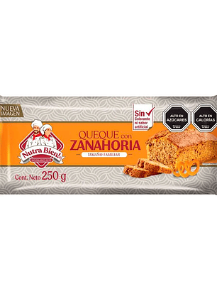 Queque Familiar Zanahoria Premium 250g