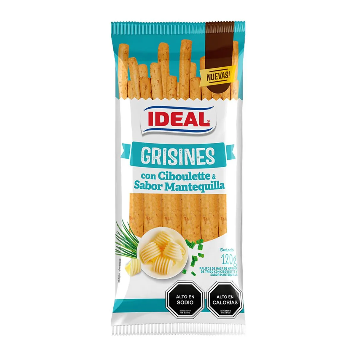 Grisines con Ciboulette sabor Mantequilla 120g 1