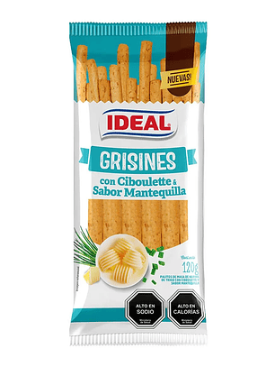 Grisines con Ciboulette sabor Mantequilla 120g
