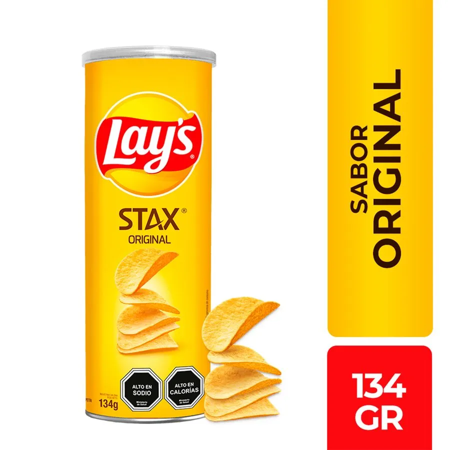 Papas Fritas Lay's Stax Original 134 g 1