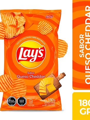 Papas Fritas Lay's Cheddar 180 g