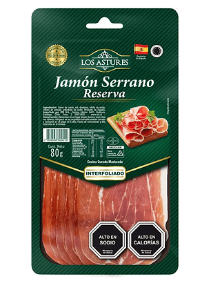 Jamón Serrano Los Astures 80 g