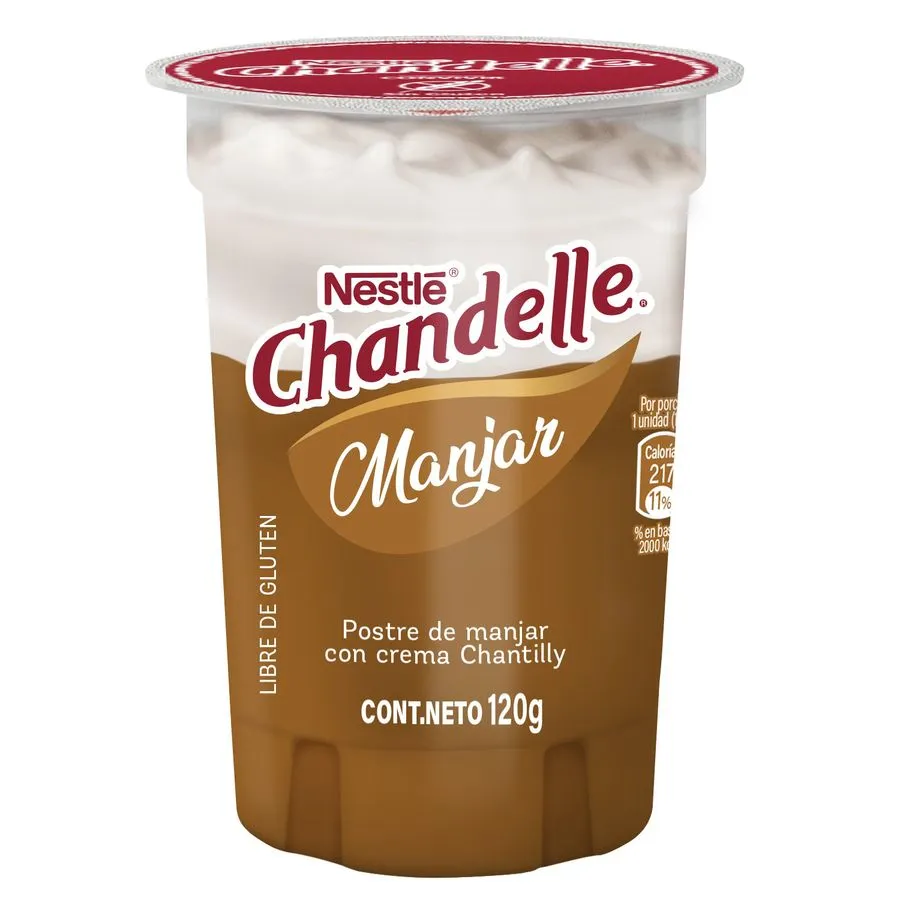 Postre Chandelle Crema Manjar 120 g 1