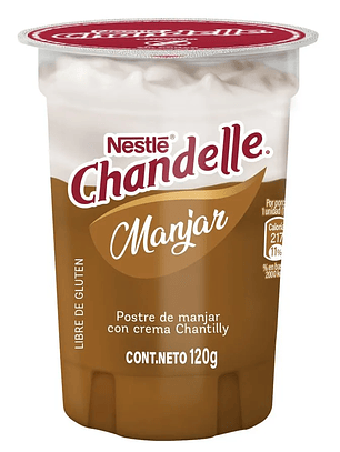 Postre Chandelle Crema Manjar 120 g