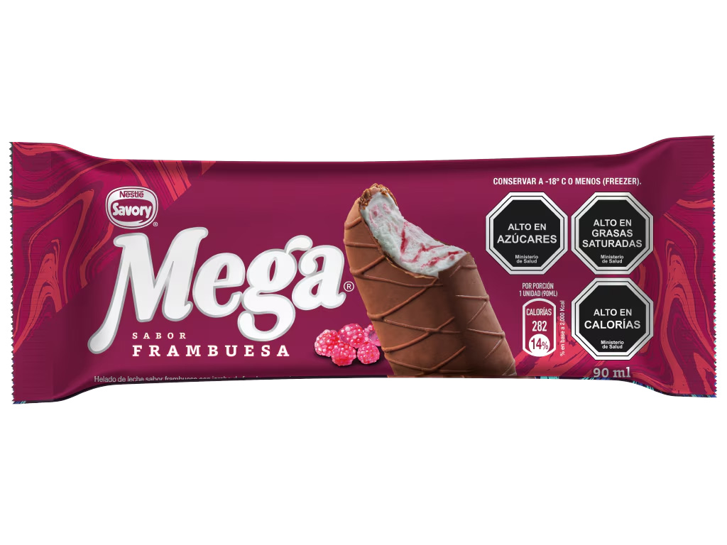 Mega Frambuesa 90g 1
