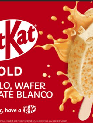Helado Kit Kat Gold