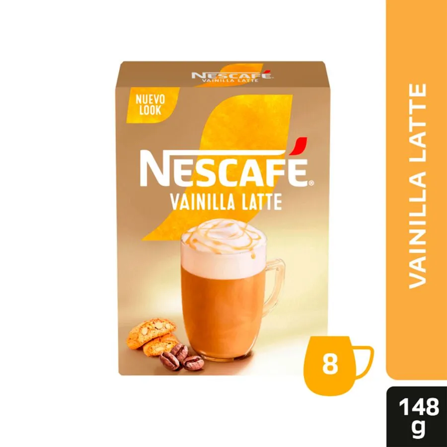 Café Nescafé Vainilla Latte 148 g (8 un. x 18.5 g) 1