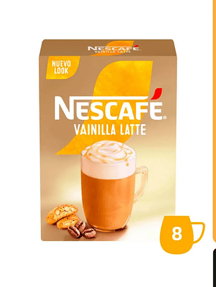 Café Nescafé Vainilla Latte 148 g (8 un. x 18.5 g)