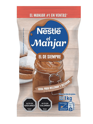Manjar Nestlé Clásico Bolsa 1 kg