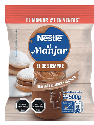Manjar Nestlé Clásico Bolsa 500 g
