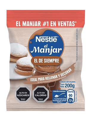 Manjar Nestlé Clásico Bolsa 200 g