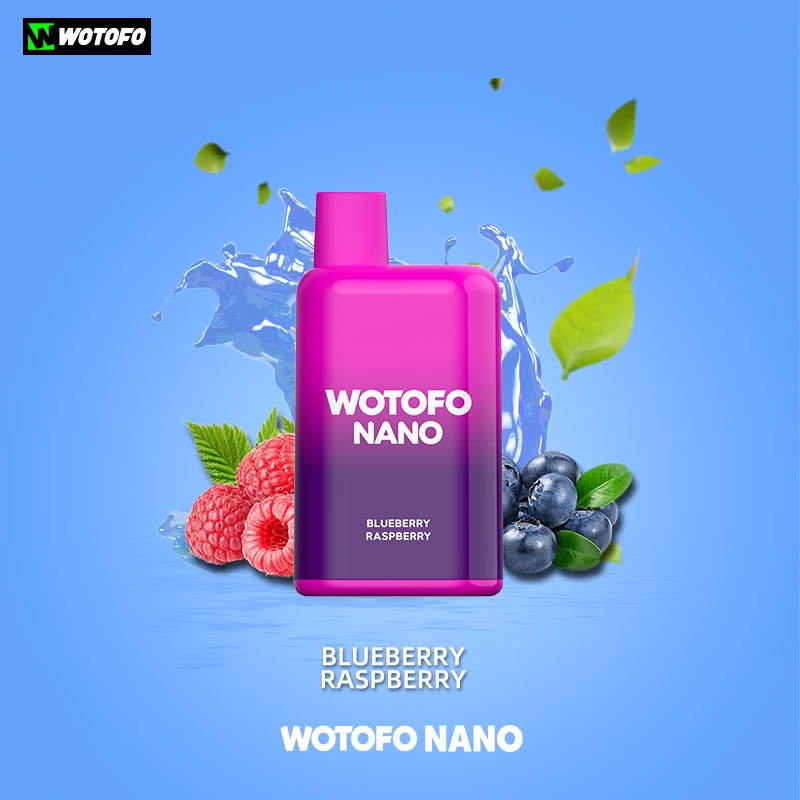 Wotofo Nano 1000 Puffs – Blueberry Raspberry 2