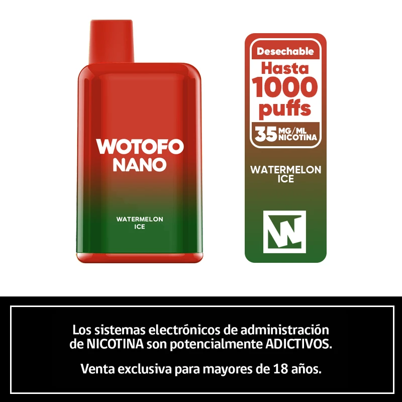 Wotofo Nano 1000 Puffs – Watermelon Ice 1