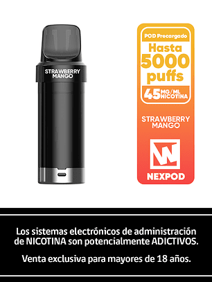 NexPOD Recarga 5000 Puffs – Strawberry Mango