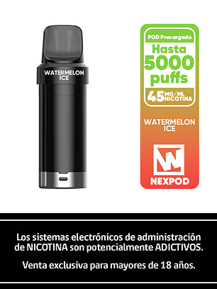 NexPOD Recarga 5000 Puffs – Watermelon Ice