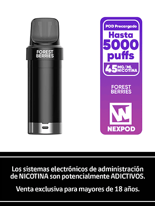 NexPOD Recarga 5000 Puffs – Forest Berries