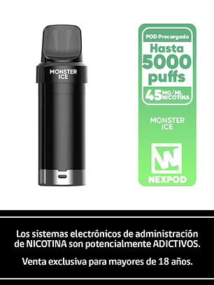 NexPOD Recarga 5000 Puffs – Monster Ice
