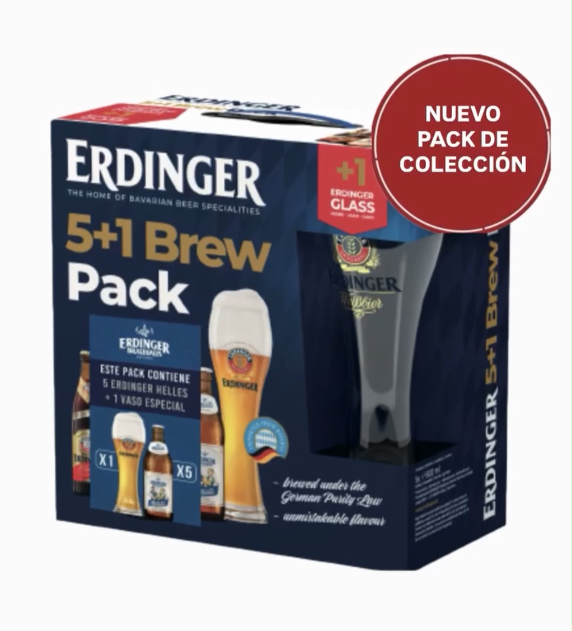 Pack Mundial : 5 Erdinger Helles + 1 Copa  1