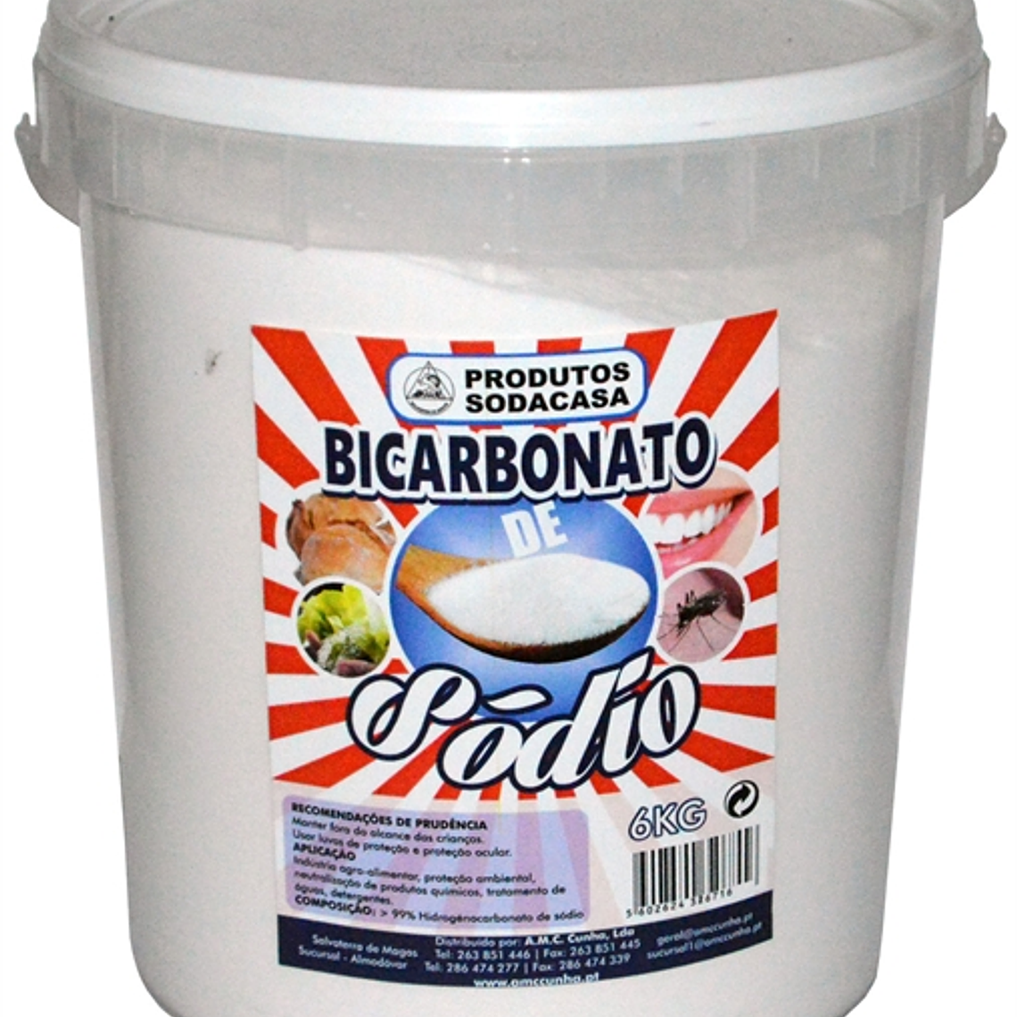 Bicarbonato de Sódio 6 Kg Sodacasa 1