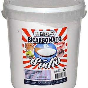 Bicarbonato de Sódio 6 Kg Sodacasa