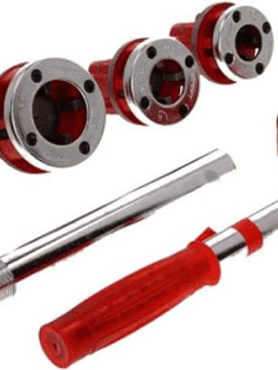 Conjunto Tarraxa P/Tubos 6 Peças 1/2 - 2º