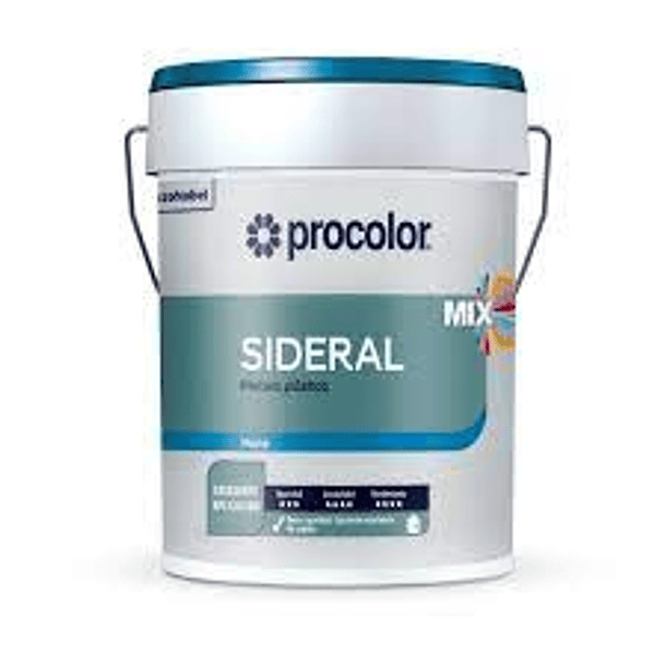 TINTA PLÁSTICA SIDERAL MATE 1L