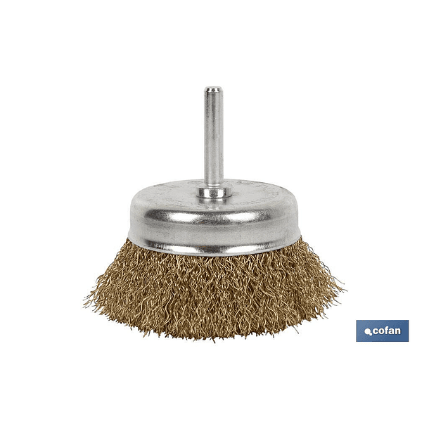 3051- Escova Copo 6X100 0.3 MM Latão COFAN
