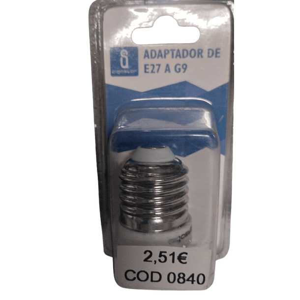 0840- Adaptador E27 A G9