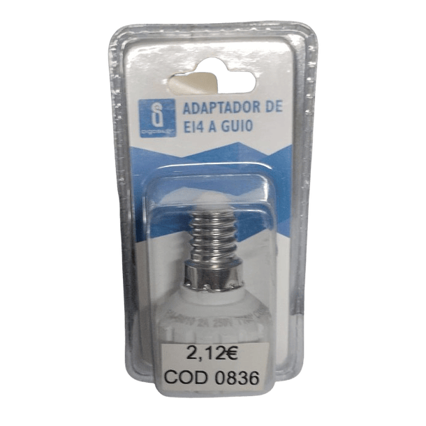 0836- Adaptador de GUIO A E14