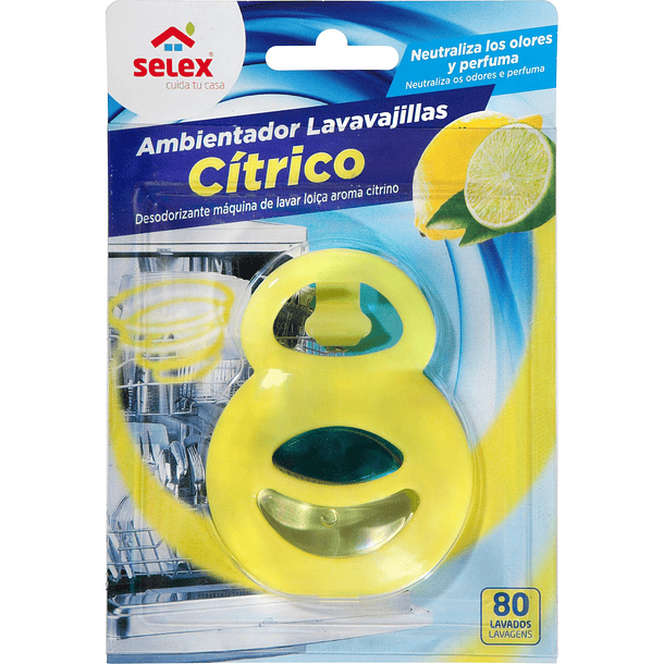 150- Ambientedor Maquina Loiça Selex Citrico 80LAV 5,7ML