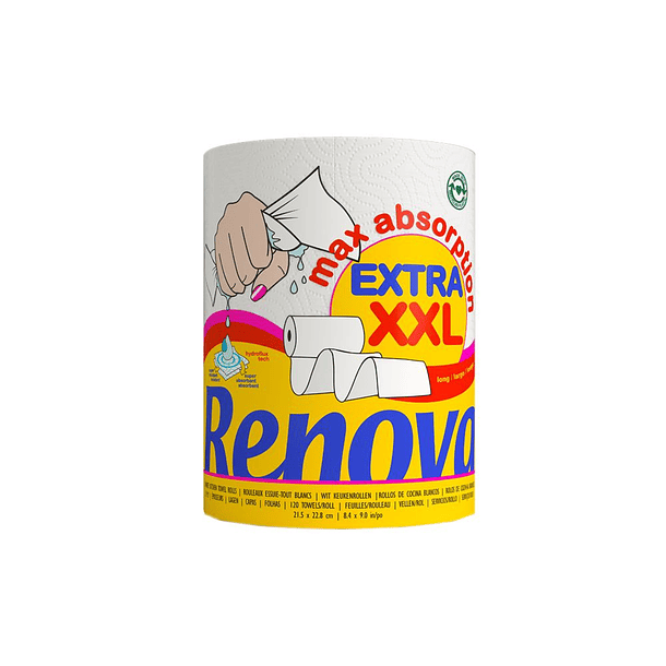 2021392- Rolo Cozinha Maxi Absorção Extra XXL Renova