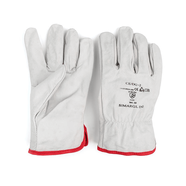 2888- Luvas Hercules DG1 Em Pele De Vaca